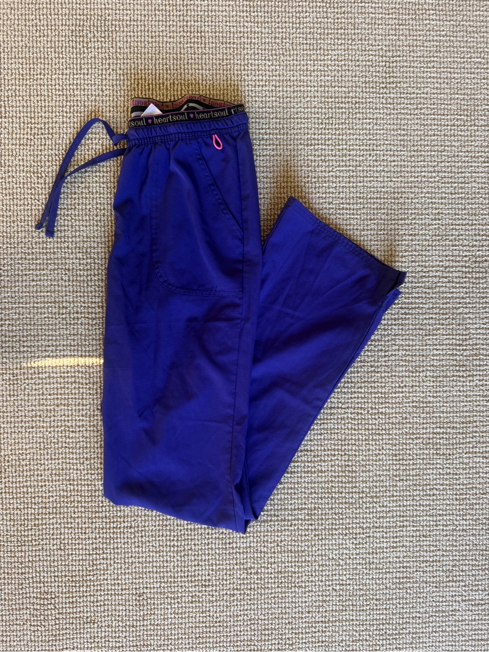 HeartSoul Royal Blue Straight-Leg Drawstring Pants